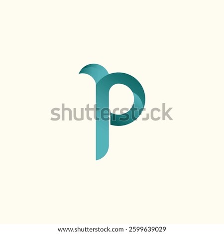 p letter logo vector design