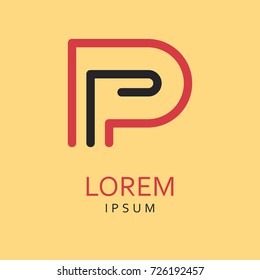 P Letter Logo. Vector Icon
