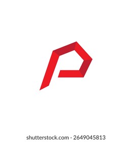  p letter logo vector illustration icon