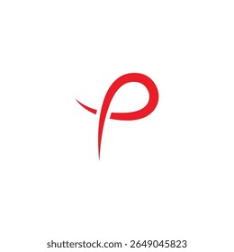  p letter logo vector illustration icon