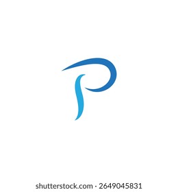  p letter logo vector illustration icon