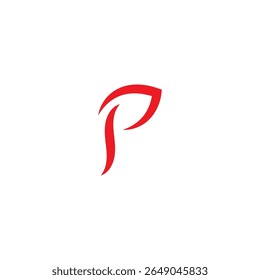  p letter logo vector illustration icon