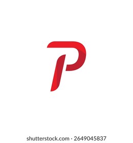  p letter logo vector illustration icon