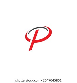  p letter logo vector illustration icon