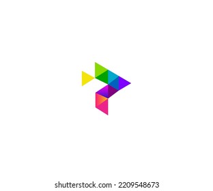 P Letter Logo Vector Template Abstract Monogram Symbol
