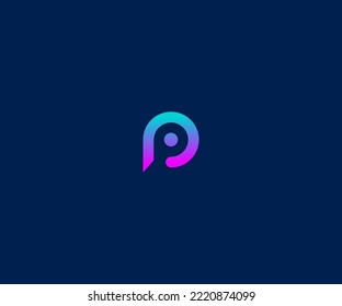 P Letter Logo Vector Template Abstract Monogram Symbol. Usable for Business sport, technology, fashion, digital And future creative logo