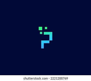 P Letter Logo Vector Template Abstract Monogram Symbol. Usable for Business sport, technology, fashion, digital And future creative logo