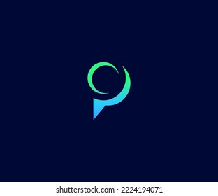 P Letter Logo Vector Template Abstract Monogram Symbol. Usable for Business sport, technology, fashion, digital And future creative logo