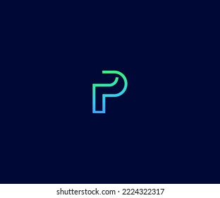 P Letter Logo Vector Template Abstract Monogram Symbol. Usable for Business sport, technology, fashion, digital And future creative logo