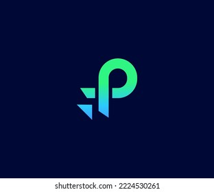 P Letter Logo Vector Template Abstract Monogram Symbol. Usable for Business sport, technology, fashion, digital And future creative logo