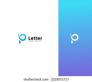 P Letter Logo Vector Template Abstract Monogram Symbol. Usable for Business sport, technology, fashion, digital And future creative logo