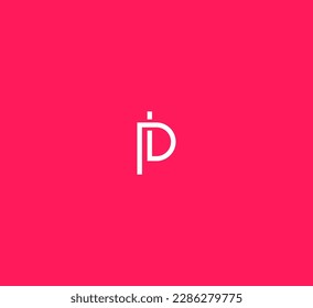 P Letra Plantilla de vectores de logotipo Símbolo abstracto de monograma 