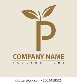 P Letter Logo Vector Template Abstract Monogram Symbol