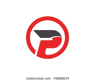 P Letter logos Template