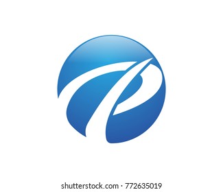 P letter logos Template