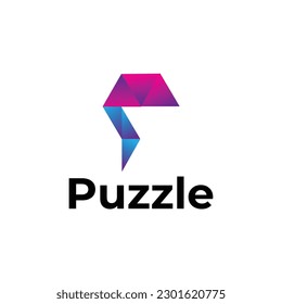 P letter modern logo design