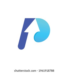 P Letter Pay Logo Concept Design