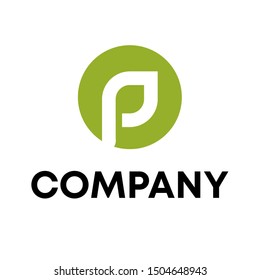 P letter sign template vector