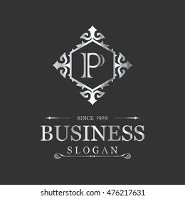 P letter vector Business logo template (sign, symbol, emblem, ornament)