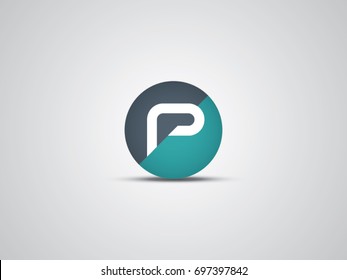 P Letter Vector Icon Stock Vector (Royalty Free) 697397842