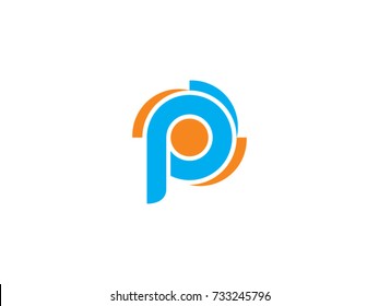P letter vector icon