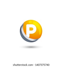 P LETTER VECTOR LOGO APHABET ICON