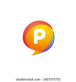 P LETTER VECTOR LOGO APHABET ICON
