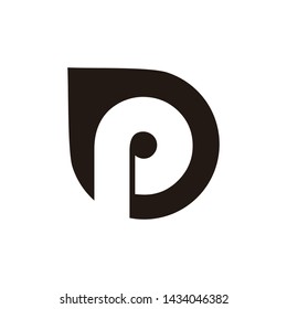 p letter vector logo design