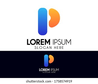 P letter vector logo design. Modern icon concept. Professional logo for brand identity. Creative symbol element or template