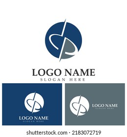 P Letra vector Logo Template Illustration Design. EPS vectorial 10