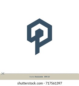P Letter vector Logo Template Illustration Design. Vector EPS 10.