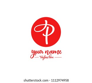 P Lettering Logo