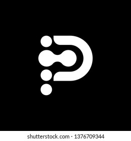 P lettering logo