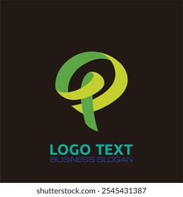 P  lettering logo is simple, easy to understand and authoritative