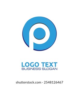 P  lettering logo is simple, easy to understand and authoritative