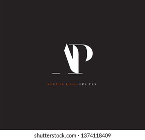 A P letters Joint logo icon vector template for corporate logo and business card.
