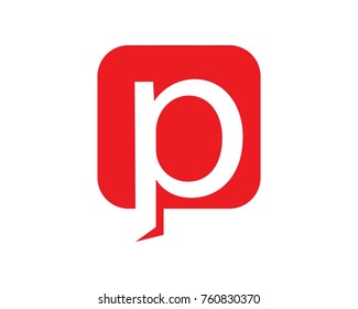 P letters logos Template