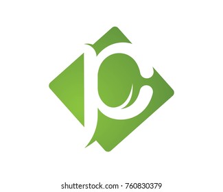 P letters logos Template