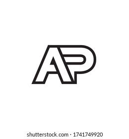 P Lines Letter Lines Logo Design Stock Vector (Royalty Free) 1741749920 ...