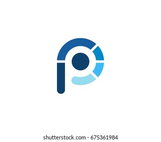 P logo