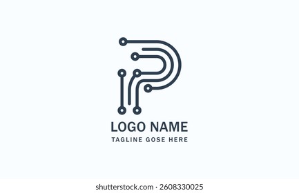 p Logo Branding Identity Corporate