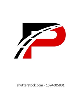 P Logo can be used for company, icon, and others.