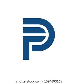 P Logo can be used for company, icon, and others.
