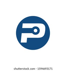 P Logo can be used for company, icon, and others.