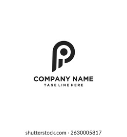 P Logo can be used for company, icon, and others.