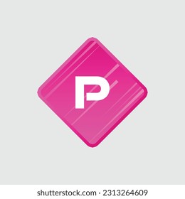 P logo Colorful Vector Design. Icon Concept. Abstract modern