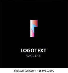 p logo design. abstract logo design. creative concept. 