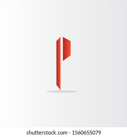 p logo design. abstract logo design. font logo design