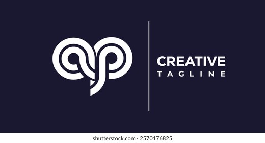 A and P logo design. AP abstract Letters Logo Monogram. This logo design is the process of creating a visual symbol that represents a brand, company, or individual.