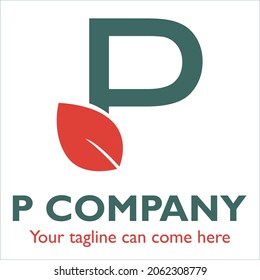 P Logo Design On Community And Nonprofit Theme